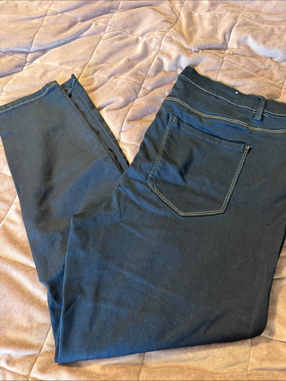 Curve Appeal Dark Blue Ponte Pants